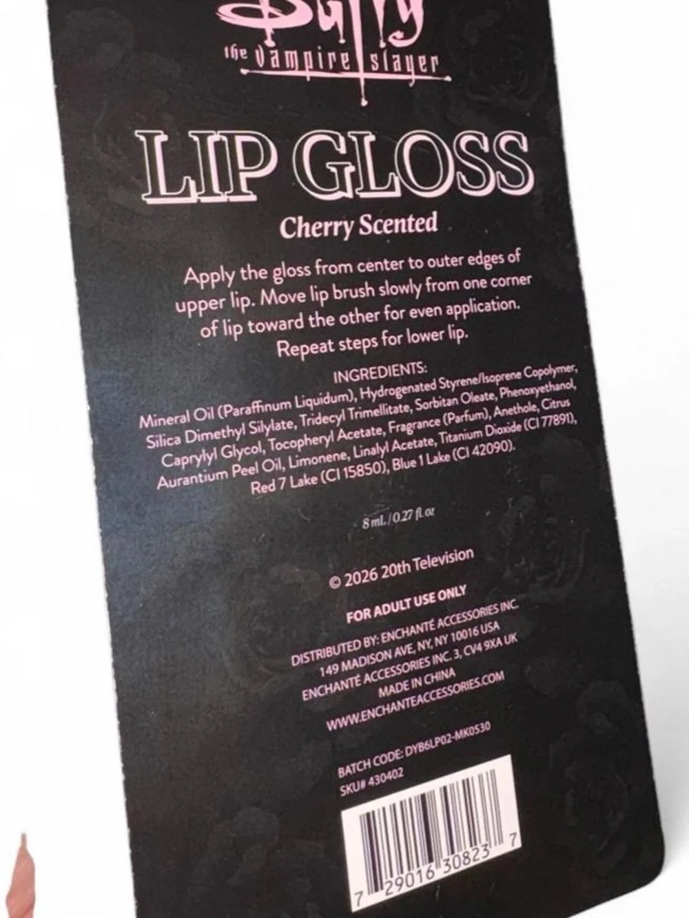 Buffy the Vampire Slayer y2k mall goth Vampire Kiss Lip Gloss 🖤🎀